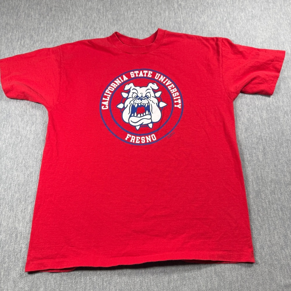 Belton T Shirt Mens XL Vintage Fresno State Bulldogs Single Stitch Graphic 80s